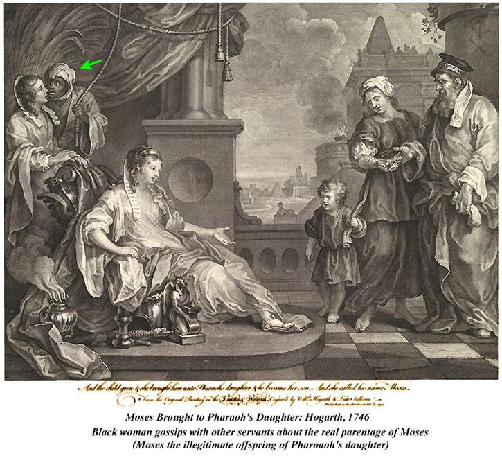 Moses Brought to Pharaoh's Daughter Hogarth 1746